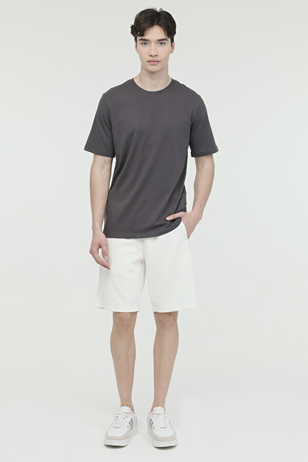 JJEORGANIC BASIC TEE SS O GRI Erkek Kısa Kol T-Shirt