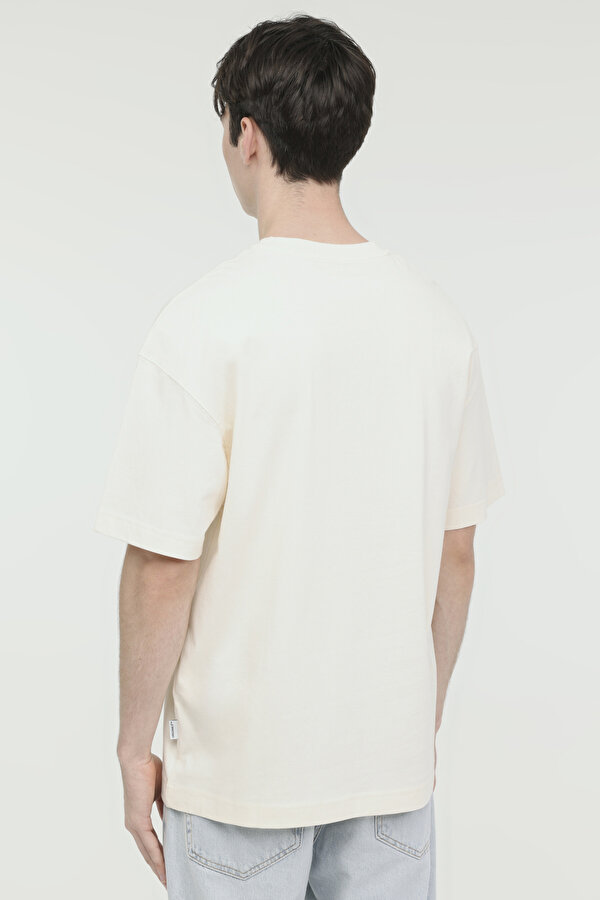 JOREASTER ACTIVITY TEE SS Krem Erkek Kısa Kol T-Shirt