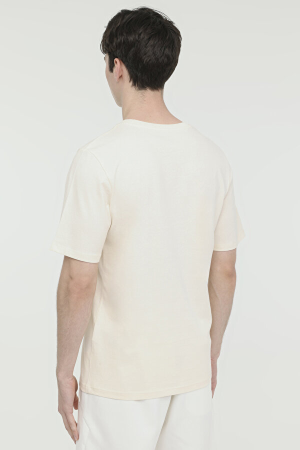 JORLAFAYETTE TEE SS CREW Bej Erkek Kısa Kol T-Shirt