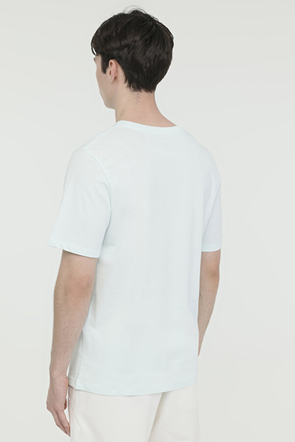 JORLAFAYETTE TEE SS CREW Mavi Erkek Kısa Kol T-Shirt