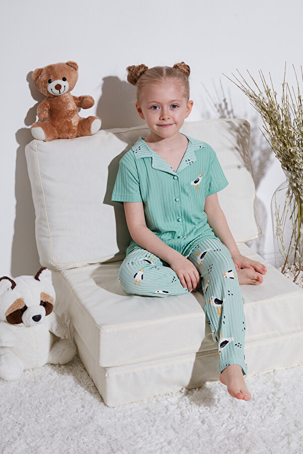 Kız Çocuk Pijama Takımı 6576001 MİNT