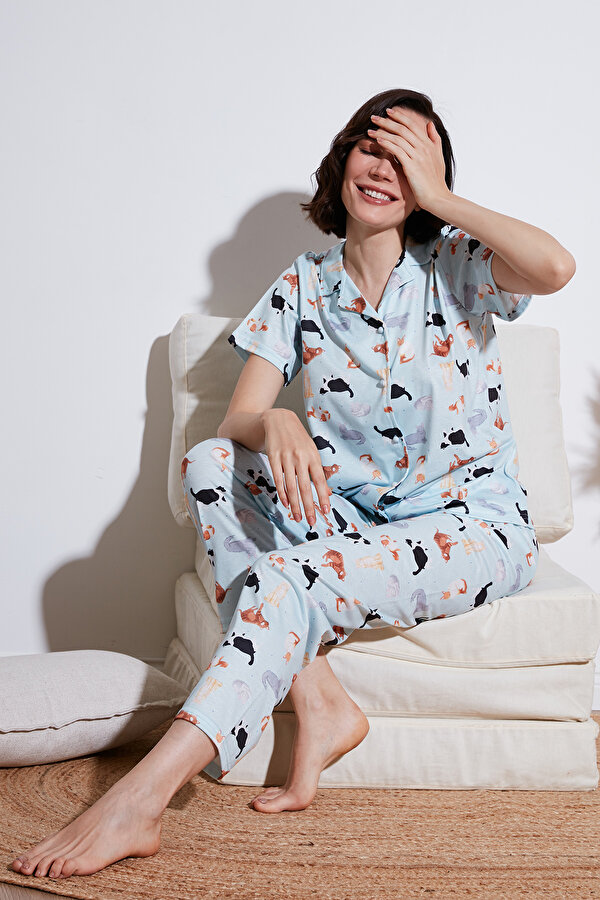Bayan Pijama Takımı 6571010 MİNT