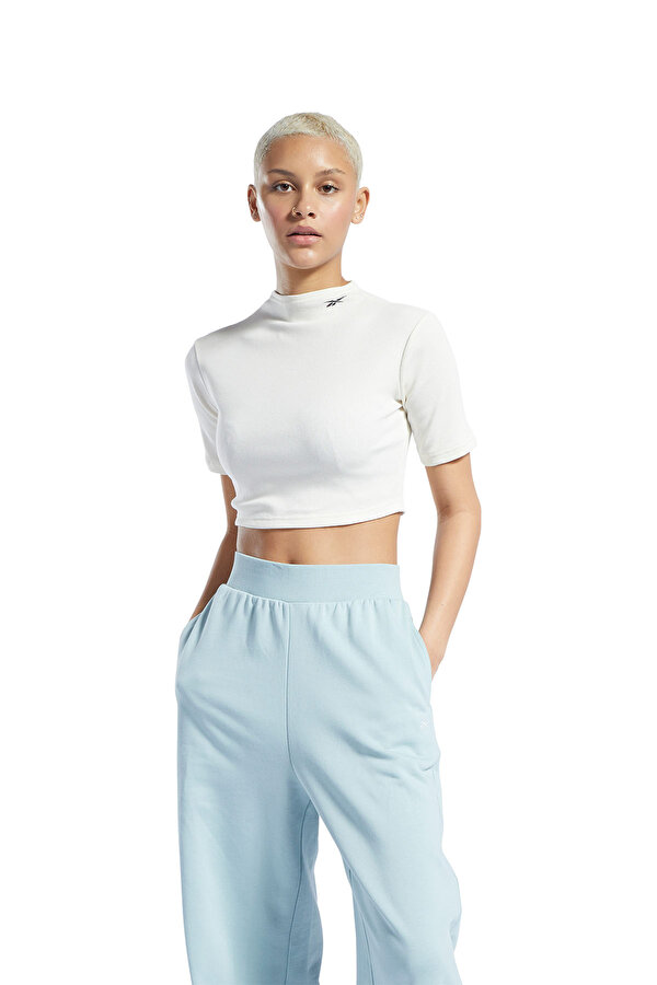 CL WDE SS RIB TIGHT WHITE Woman 054