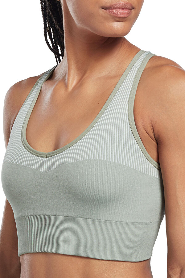 Reebok Yoga Seamless Sport Зеленый Женщина Топ