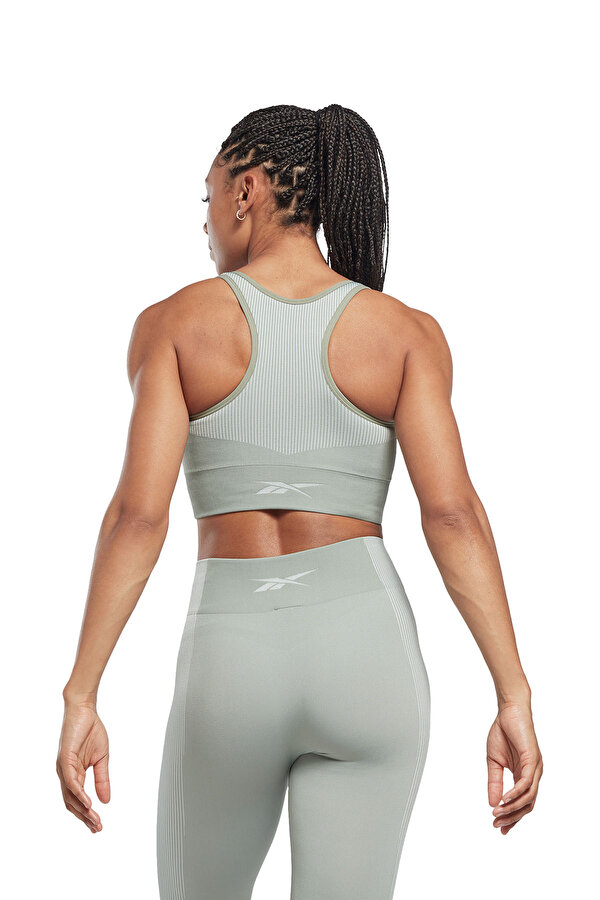 Reebok Yoga Seamless Sport Зеленый Женщина Топ