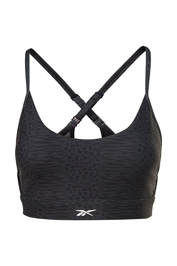 Reebok Lux Strappy Bra Aop Черный Женщина Топ