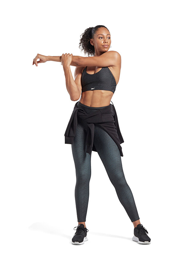 Reebok Lux Strappy Bra Aop Черный Женщина Топ