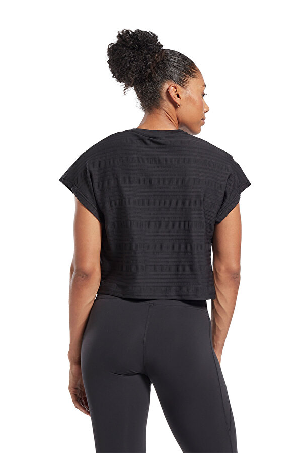 Perforated Tee BLACK Woman 054