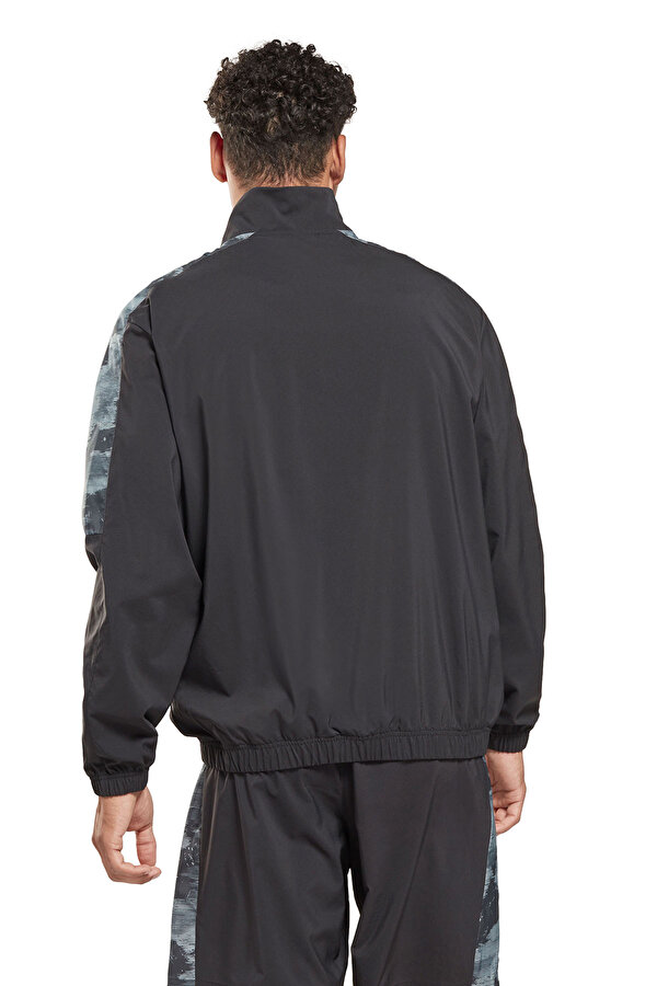 Reebok Train Camo 1/4 Zip Черный Мужчина Толстовка На Молнии