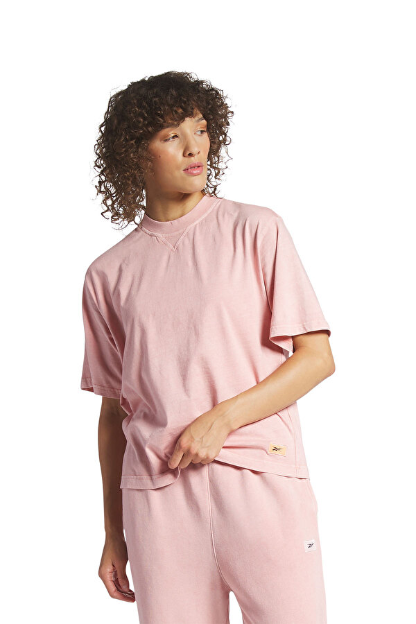Reebok Cl Rbk Nd Boxy Tee Розовый 010 Женщина Футболка