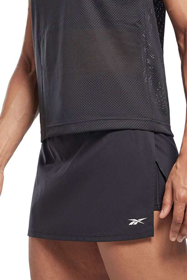 Reebok Wor Mesh Jersey Черный Женщина Майка