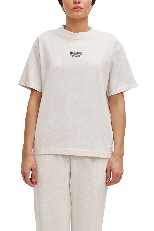 CL AE ARCHIVE SM LOGO TEE ECRU MULTI Woman 054