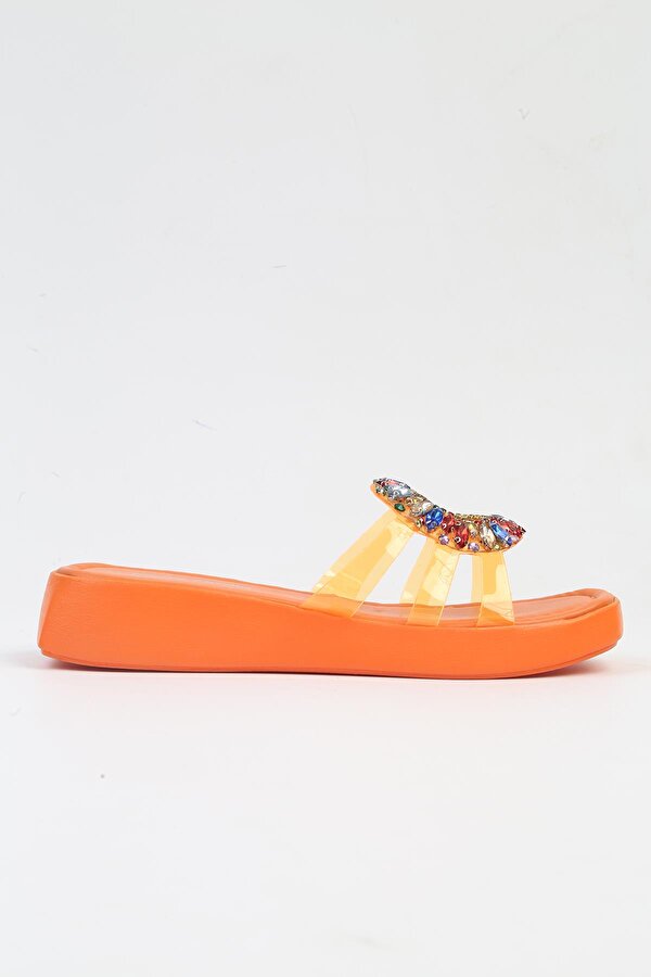 ® | PC-6916-3950 Turuncu-Kadın Terlik