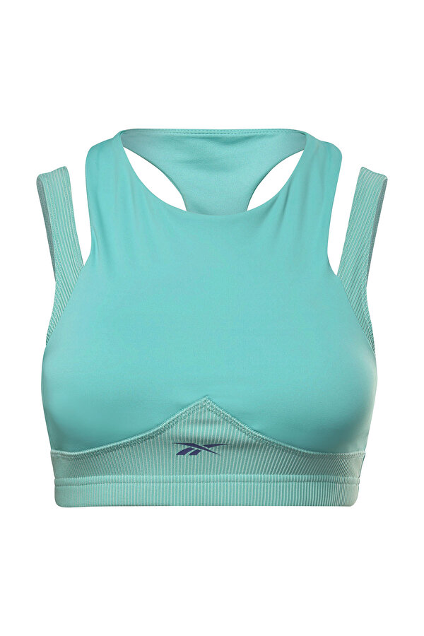 Reebok Lm Rib Cropped Tank Серый Женщина Топ Спортивный
