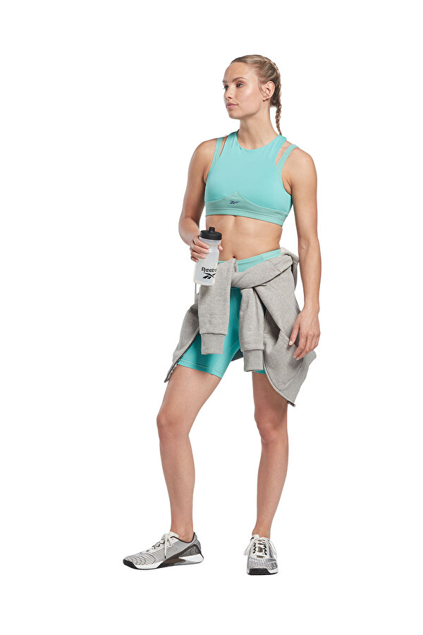 Reebok Lm Rib Cropped Tank Серый Женщина Топ Спортивный