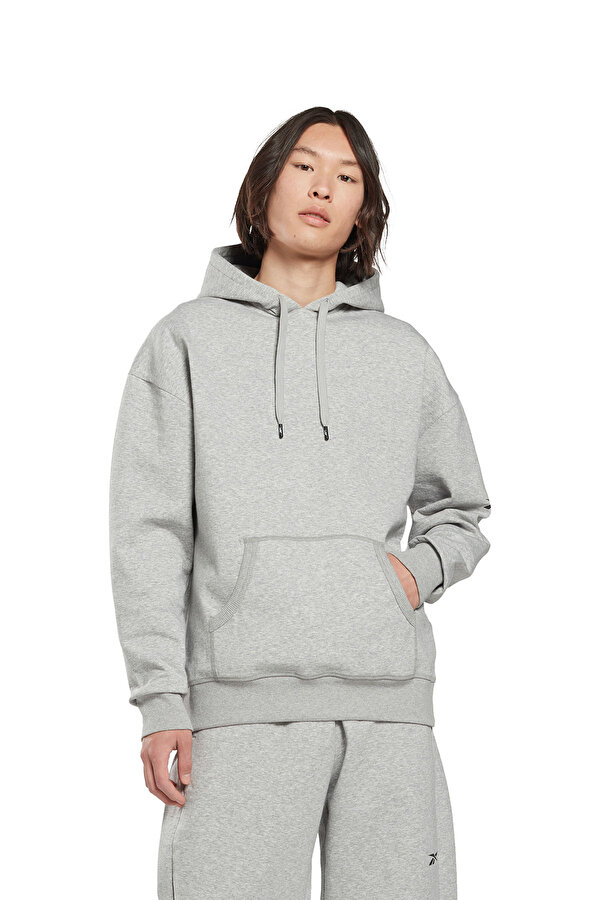 Reebok Ts Dreamblend Cotto Серый Взрослый, Унисекс Толстовка С Капюшоном