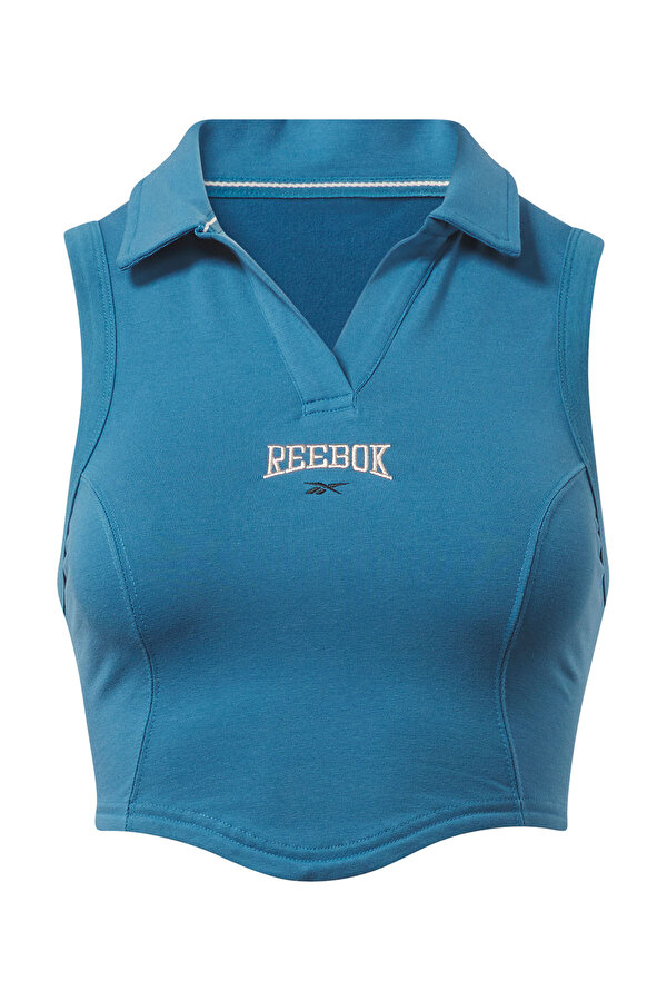 Reebok Varsity Tank Синий 008 Женщина Майка