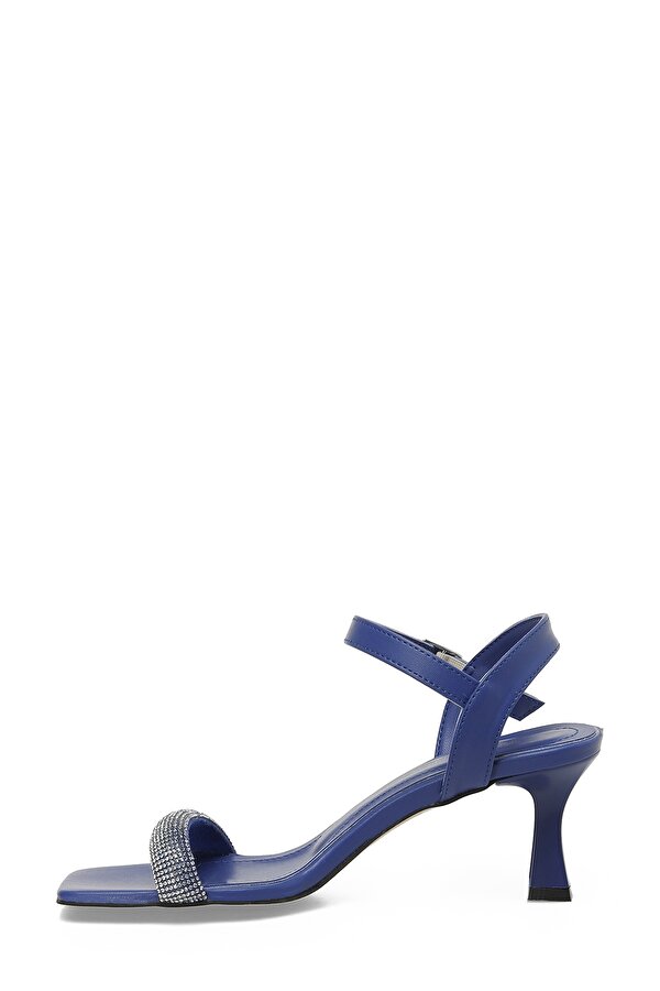 24S-114 4FX Mavi Kadın Topuklu Sandalet