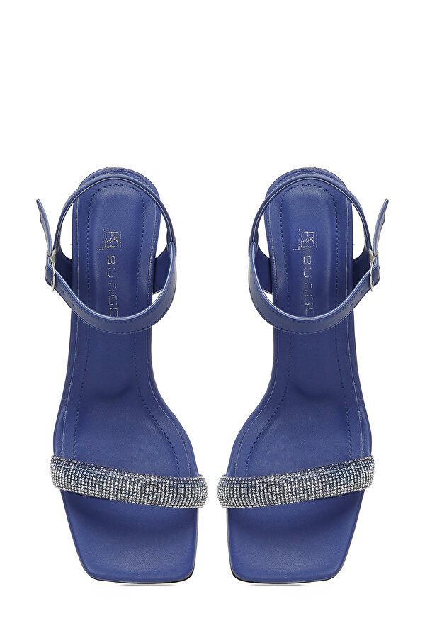 24S-114 4FX Mavi Kadın Topuklu Sandalet
