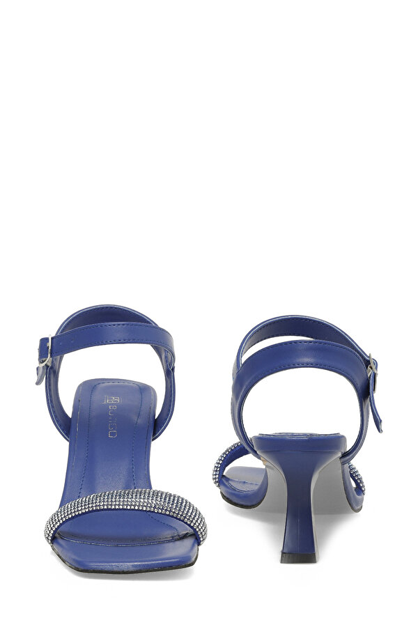 24S-114 4FX Mavi Kadın Topuklu Sandalet