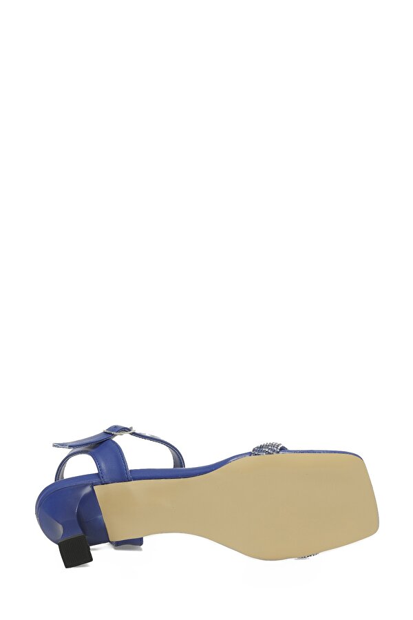 24S-114 4FX Mavi Kadın Topuklu Sandalet