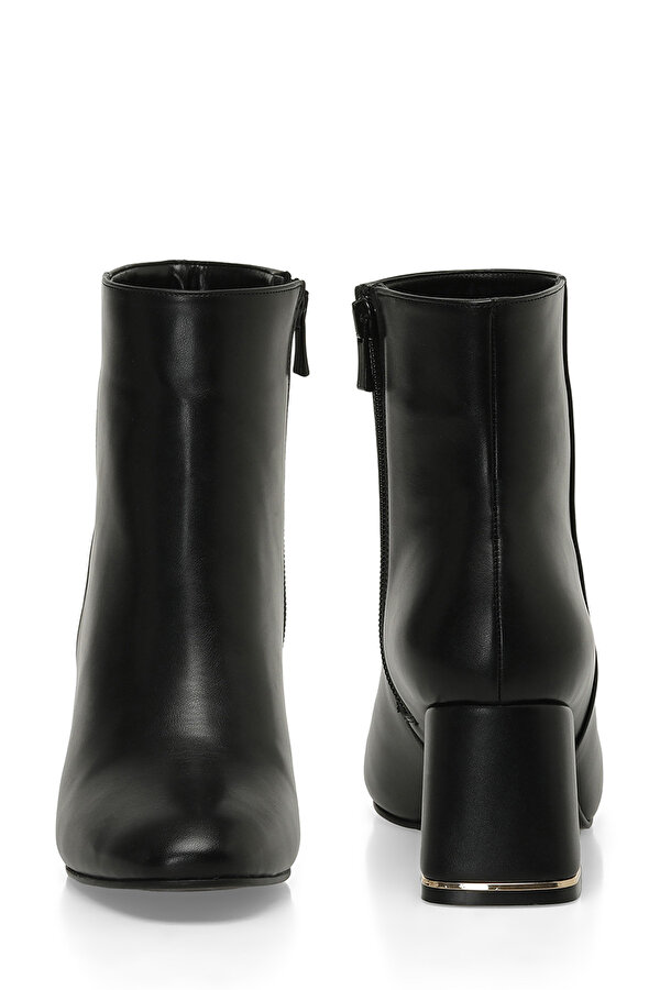 21K-256 4PR Siyah Kadın Topuklu Bot