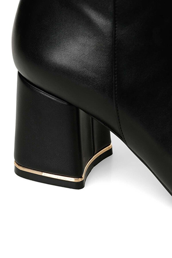 21K-256 4PR Siyah Kadın Topuklu Bot