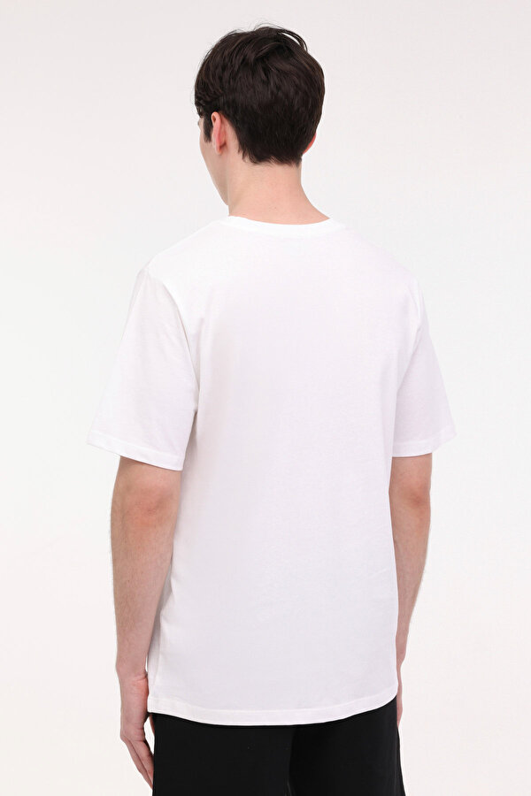 JORTAMPA TEE SS CREW NECK Beyaz Erkek Kısa Kol T-Shirt