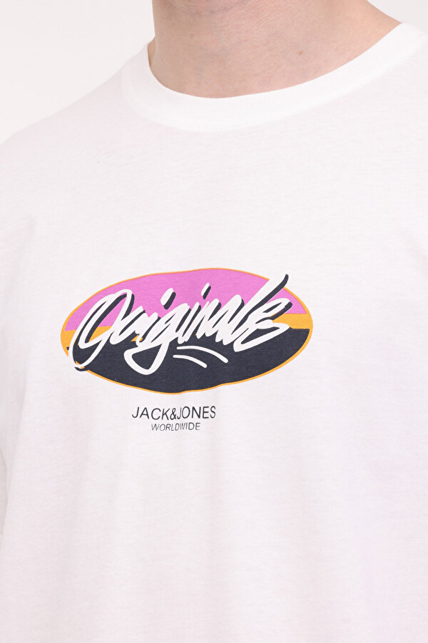 JORTAMPA TEE SS CREW NECK Beyaz Erkek Kısa Kol T-Shirt