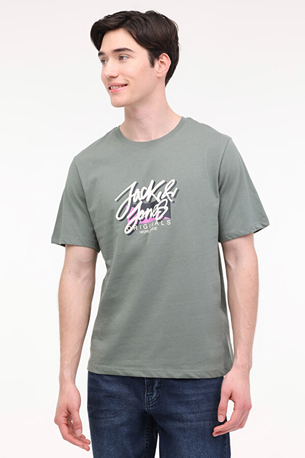 Jack & Jones CORP LOGO PLAY O-NECK - T-shirt Print - Mountain View Ja222o57j M11