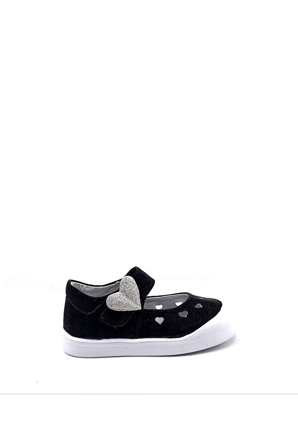 Arz 4866 Siyah Kız Çocuk Bebe Sandalet Ayakkabı