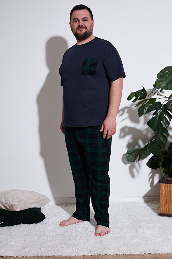 Erkek Pijama Takımı 6572002B LACİVERT