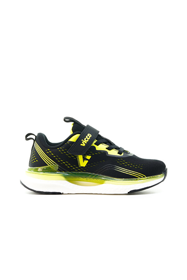 VİCCO NEBULA ERKEK ÇOCUK ANATOMİK TABAN SNEAKER GÜNLÜK SPOR AYAKKABI (26-35)  24Y 346.113 FE SİYAH/YEŞİL