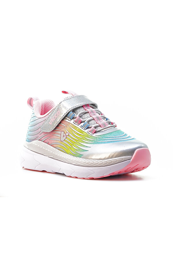 VİCCO MAGGİE KIZ ÇOCUK ANATOMİK TABAN SNEAKER GÜNLÜK SPOR AYAKKABI (32-38)  24Y 346.111 PK GÜMÜŞ