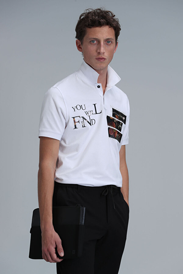 Erkek Mandy Smart Polo T-Shirt 111040178 Beyaz