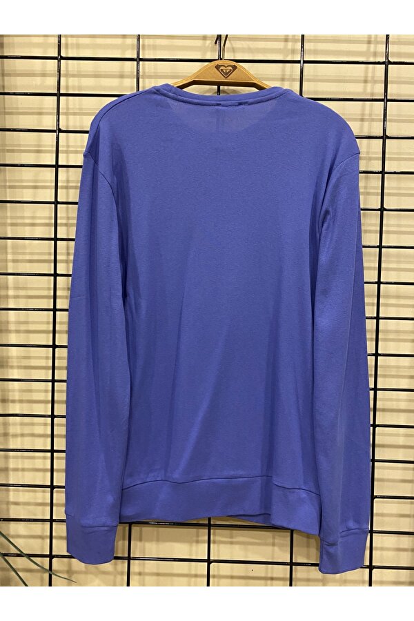 Bisiklet Yaka Uzun Kollu Dar Kalıp İnce  Erkek Sweatshirt SPR2019K18