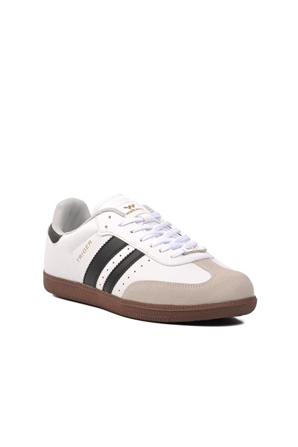 Triger Beyaz-Siyah Erkek Sneaker