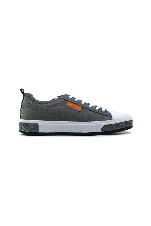 YAŞAR KAŞLI ERKEK HAKİKİ DERİ SNEAKER GÜNLÜK AYAKKABI (40-44)  24Y YKÖ-15076 M GRİ