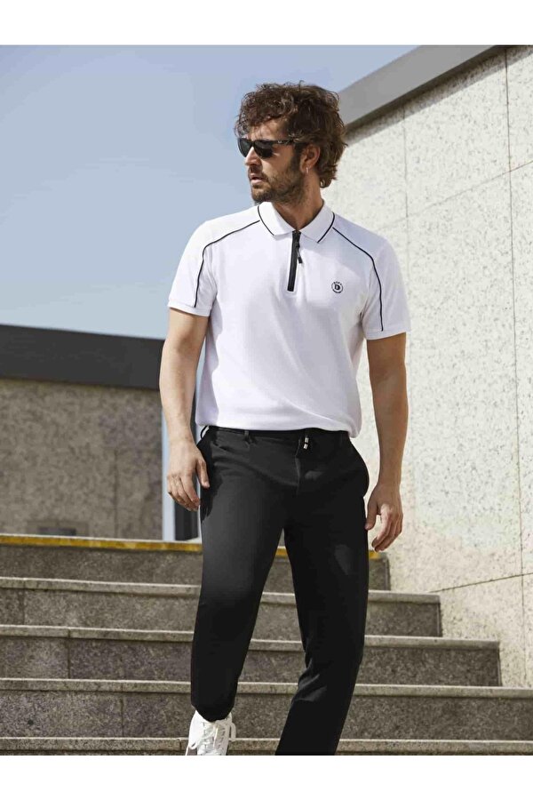 Siyah Erkek Regular Fit Düz Pantolon - 86849