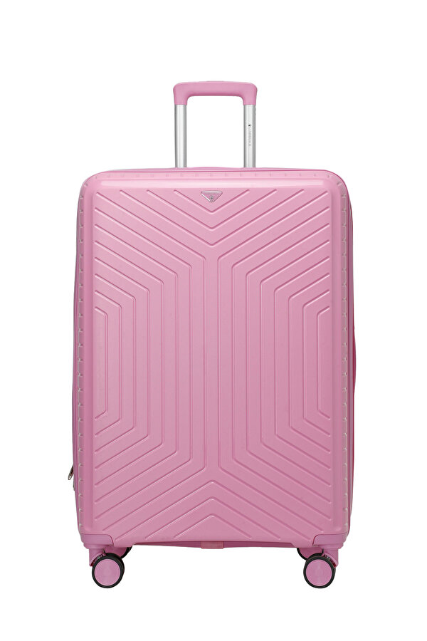 PARIS -B PP 4FX Pembe Unisex Büyük Boy Valiz
