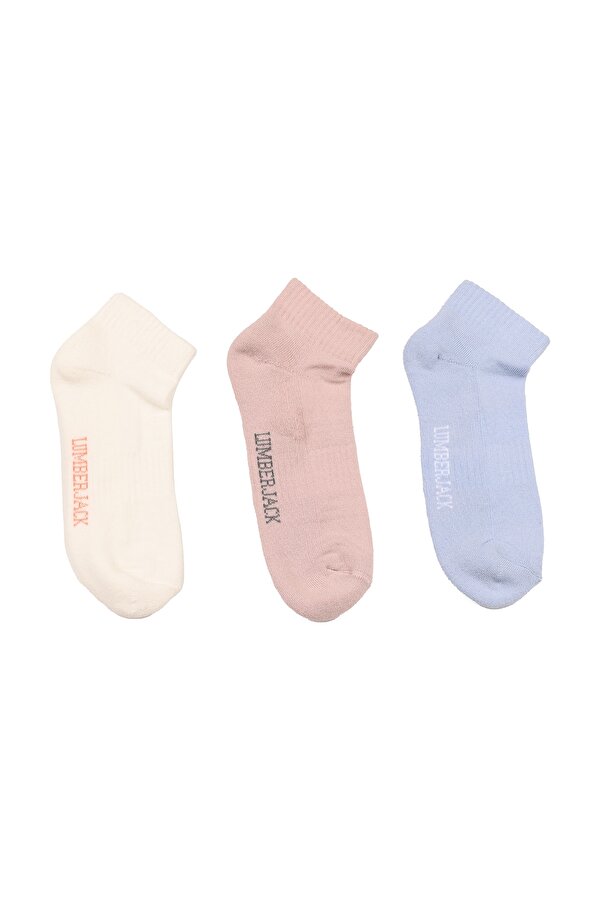 Lumberjack Wl Bordy 3Lu 32Gc204 4Pr Розовый Женщина Носки Пинетки