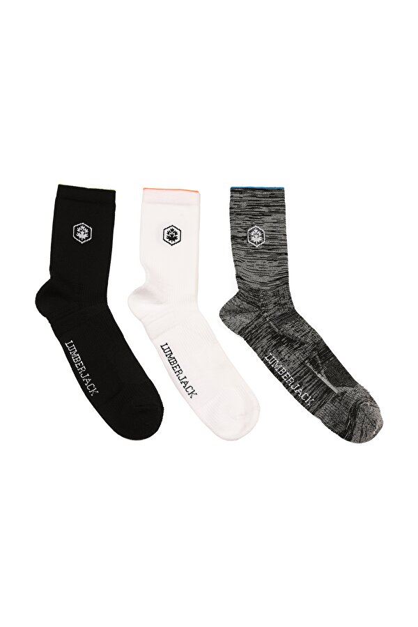 Lumberjack Ml Vartex 3Lu 33Ks1 4Pr Черный Мужчина Короткие Сокеты