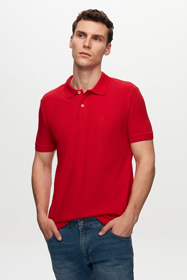 Ds Damat Regular Fit Kırmızı T-Shirt