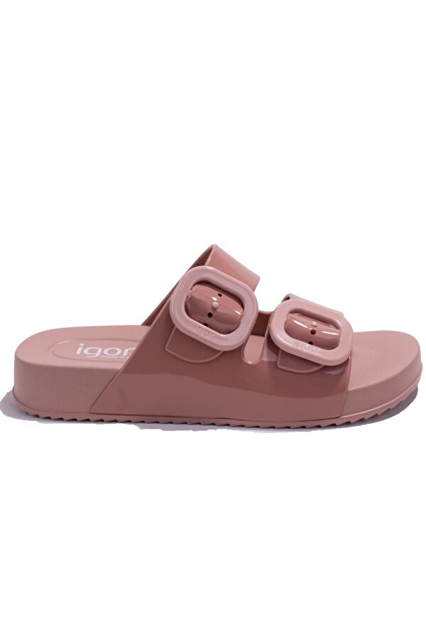 S10334 Habana Brillo Pembe Ortopedik Günlük Kadın Terlik