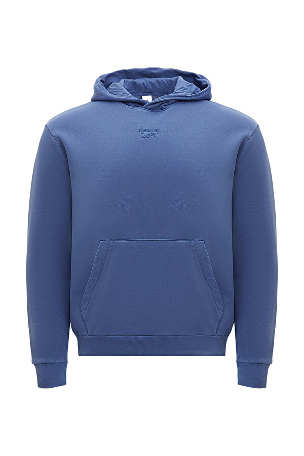 Reebok Ri Washed Oth Hood Синий 004 Мужчина Толстовка С Капюшоном