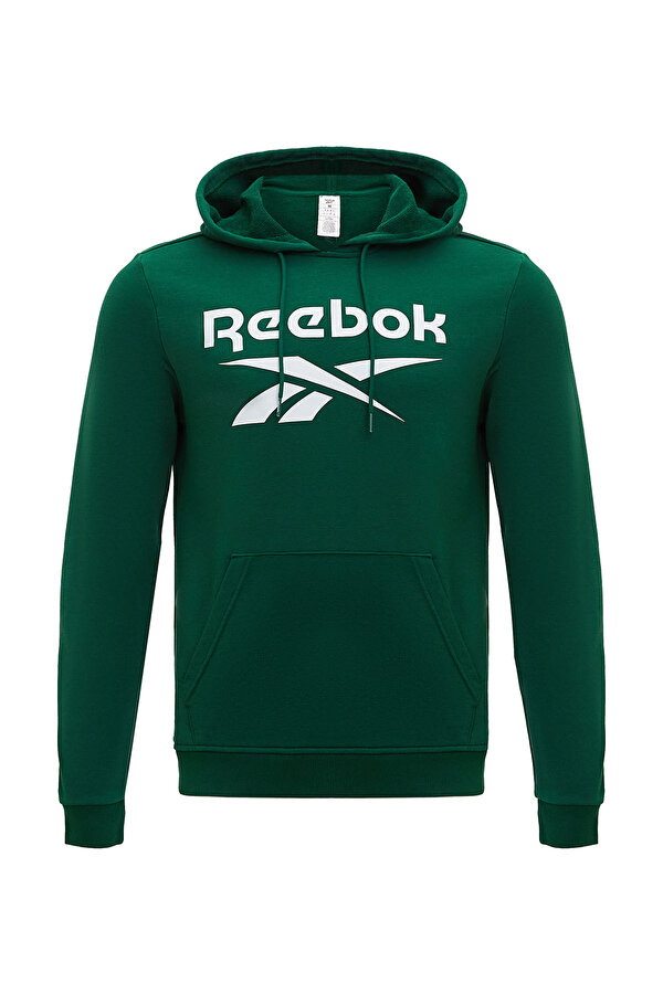 Reebok Reebok Identity Big Logo Зеленый 008 Мужчина Толстовка С Капюшоном