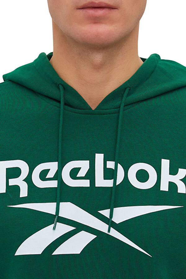Reebok Reebok Identity Big Logo Зеленый 008 Мужчина Толстовка С Капюшоном
