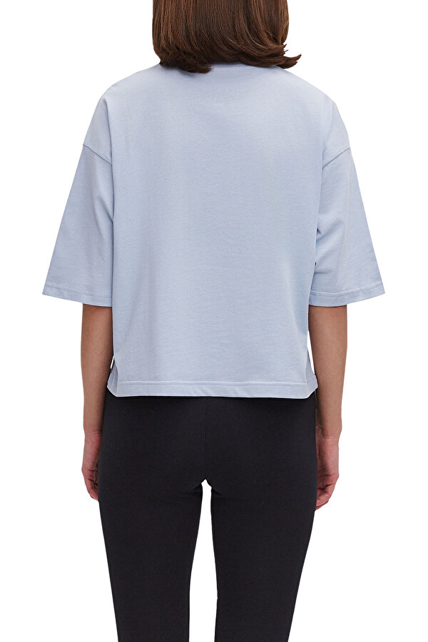RUN GRAPHIC SS TEE L BLUE Woman 054