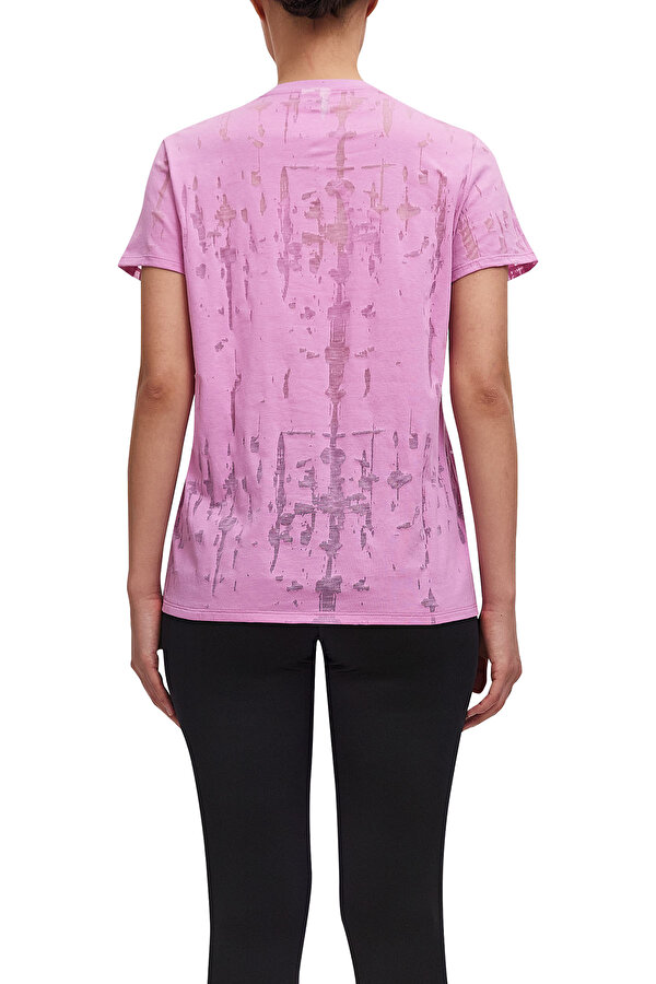 Reebok Burnout Tee Розовый 010 Женщина Футболка