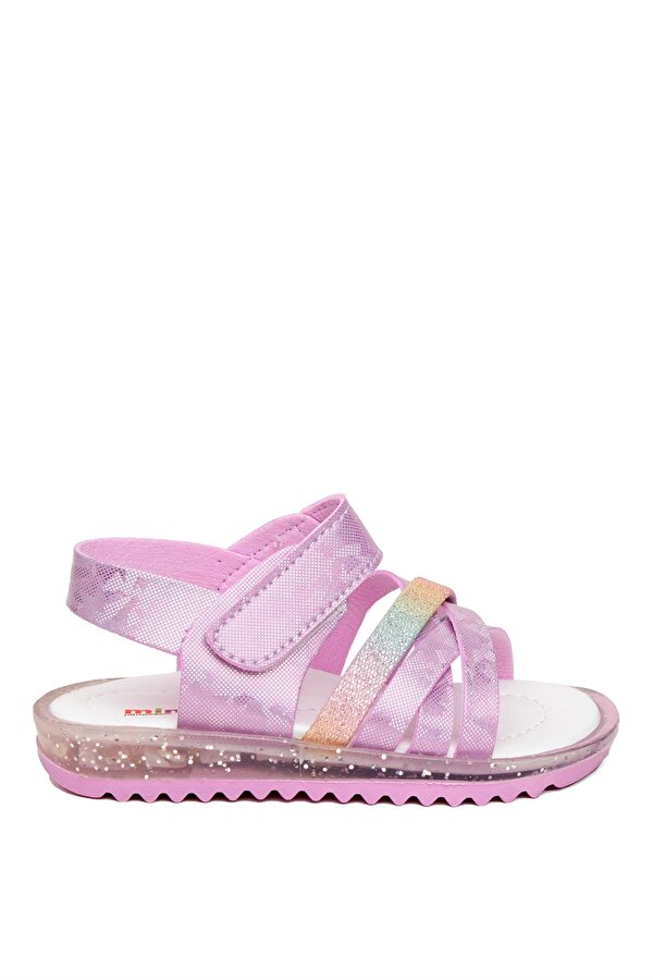 ŞA B K MNC Bebe Kız Çocuk Düz Sandalet Pembe